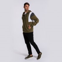 JOMA CONFORT III ZIP-UPKAPUCNIS PULÓVER KHAKI