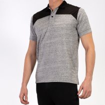 JOMA POLO SHIRT WINNER II COTTON MELANGE-BLACK S/S